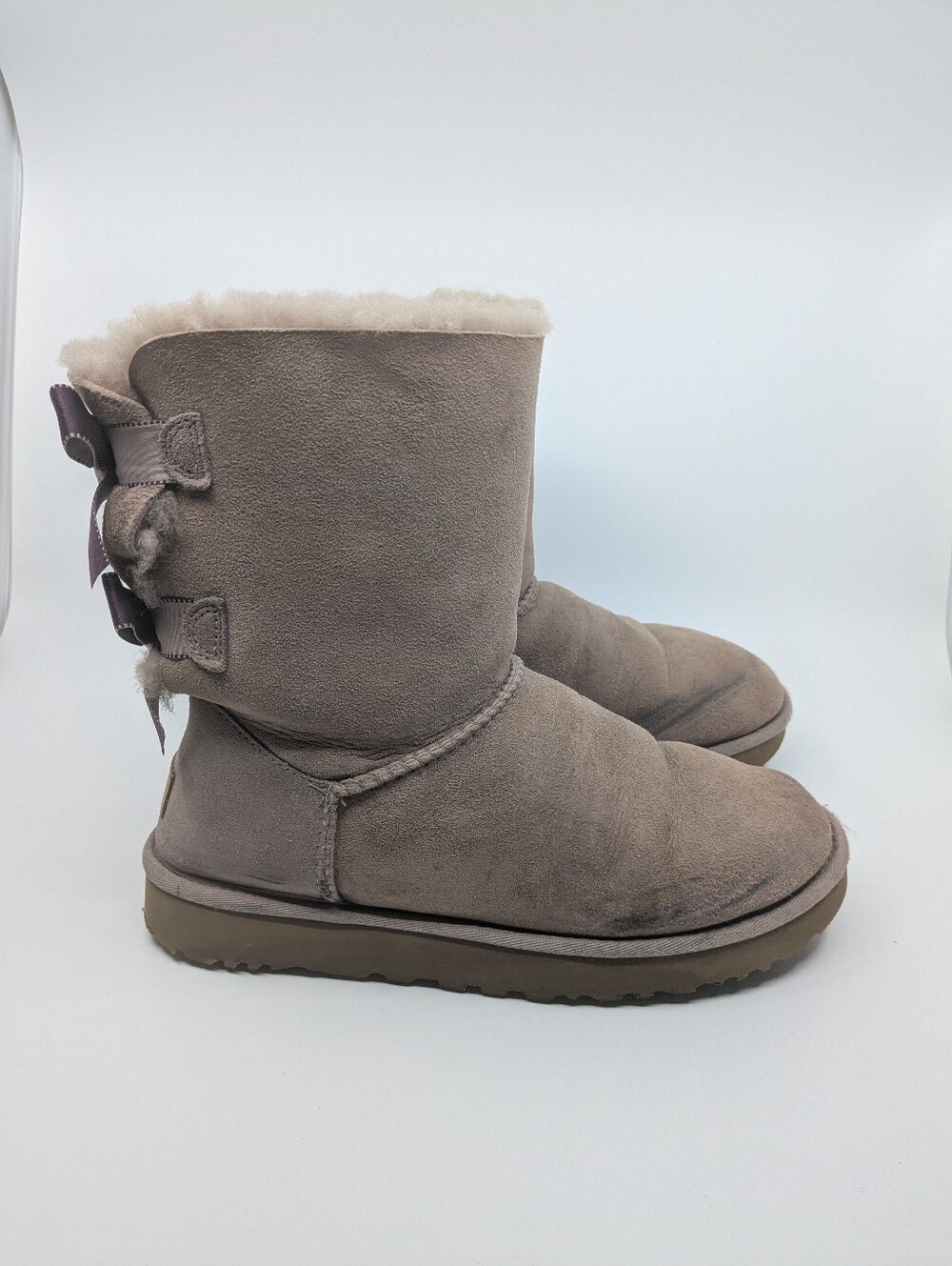 Ugg Bailey Bow II Boots Pink Purple 9